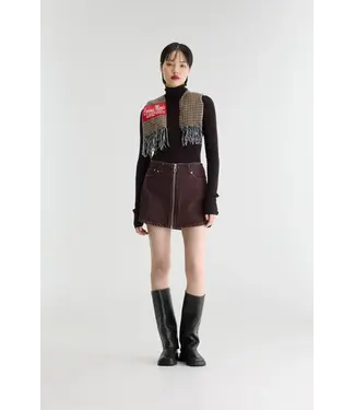 Bellerose Pulla Skirt Dark Burgundy