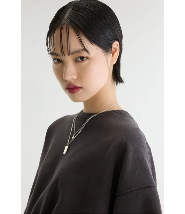 Bellerose fancy crewneck sweatshirt dark roast