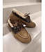 Posa Boat Loafer Brushed Fur Suede Leather Coffee Caramelo