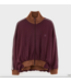 Bellerose Teng Zip-Up Sweatshirt Burgundy