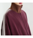 Bellerose Teng Zip-Up Sweatshirt Burgundy