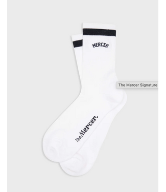 Mercer Amsterdam The Mercer Signature Socks 100 White