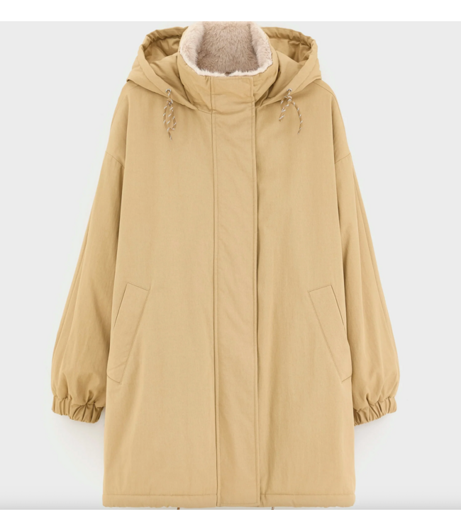 Bellerose Jade Oversized Duffle Parka Clay