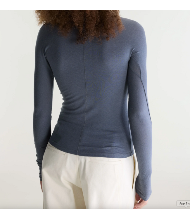 Bellerose Flawy Cotton Turtle Neck T-shirt Tempette