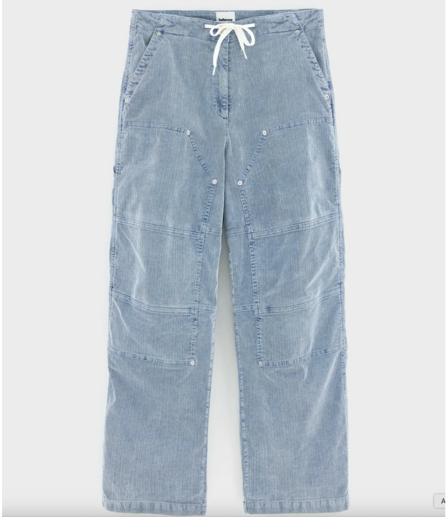 Bellerose Phantom Cotton Wide Trousers Winterblue