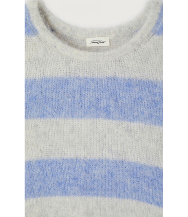 American Vintage Niby Sweater Frozen stripes