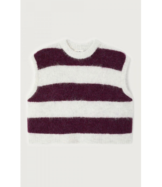 American Vintage Niby Spencer Cranberry Stripes