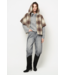 Dante 6 Lunetta Check Cape Coat