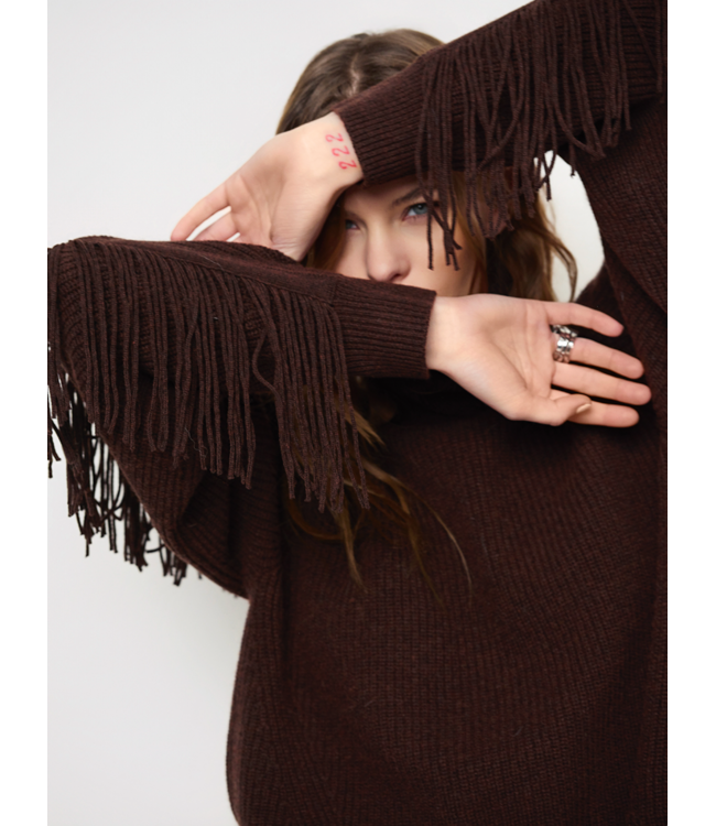 Dante 6 Siega Cut-Out Fringe Espresso Brown