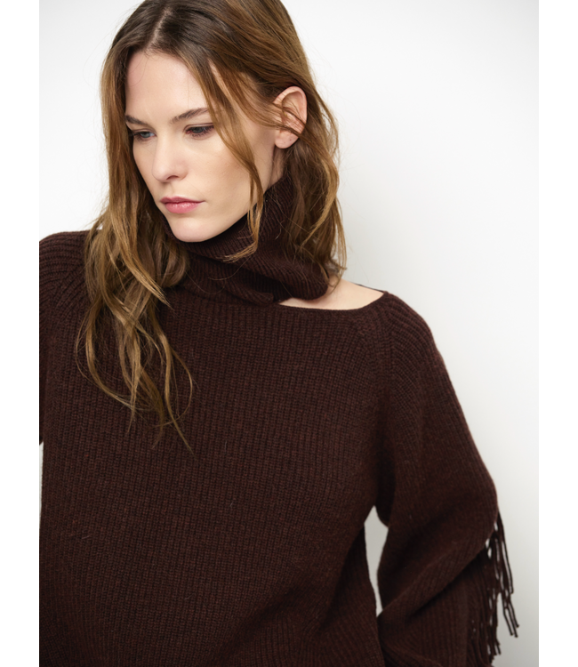 Dante 6 Siega Cut-Out Fringe Espresso Brown