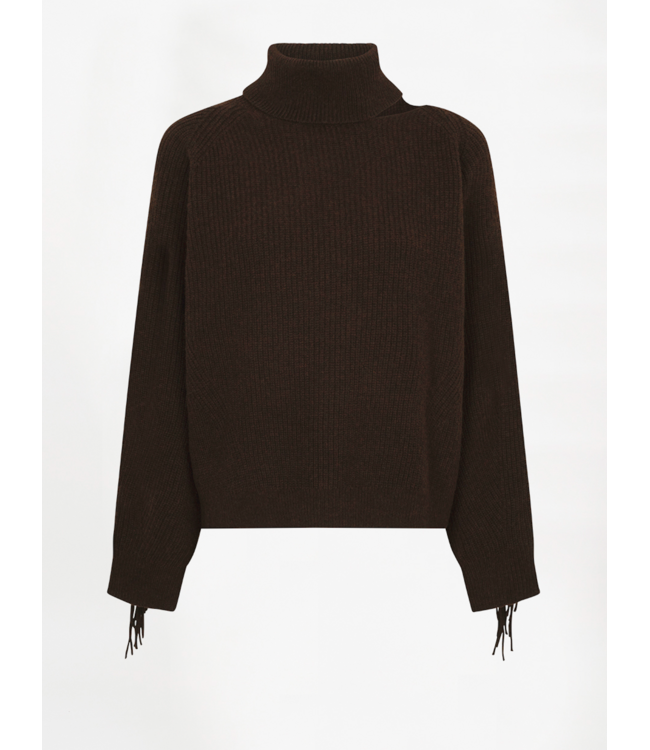 Dante 6 Siega Cut-Out Fringe Espresso Brown