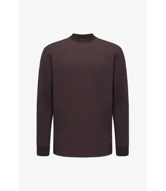Genti Essential Longsleeve burgundy 080