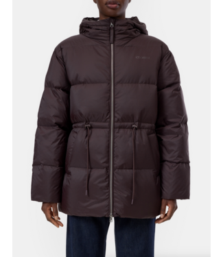 Closed Mid lenght Puffer Jacket Cinder Brown