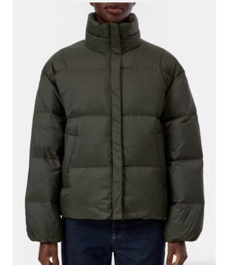 Closed Cropped Puffer Jacket Juniper Green