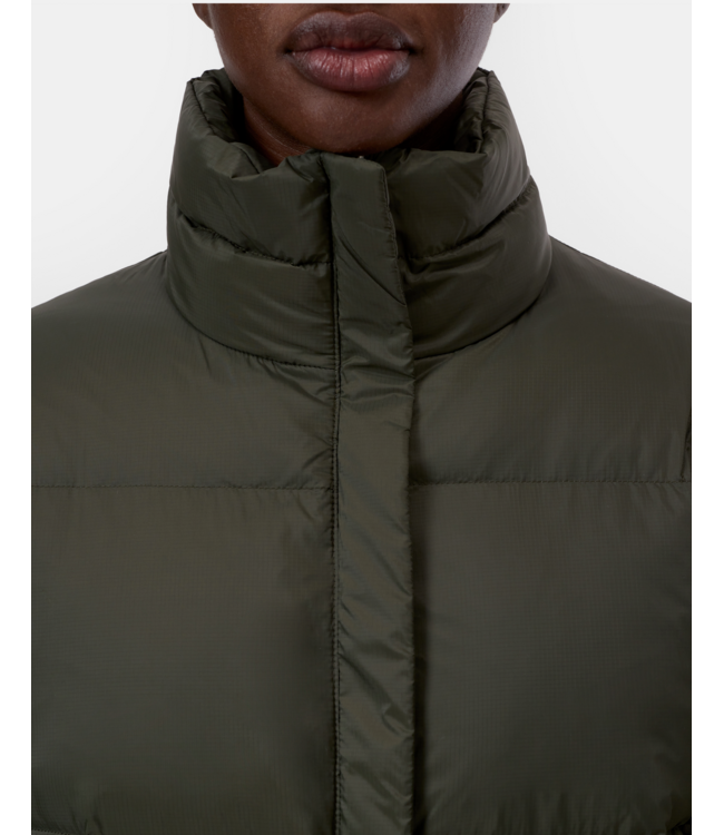 Closed Cropped Puffer Jacket Juniper Green