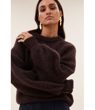 By Bar lucia pullover chocolate brown