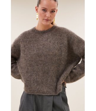 By Bar vasile pullover dark biscuit