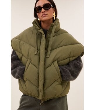 By Bar franky sleeveless jacket olive