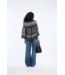 Munthe Verst Poncho Mix Black