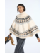Munthe Verst Poncho Mix Creme