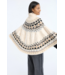 Munthe Verst Poncho Mix Creme