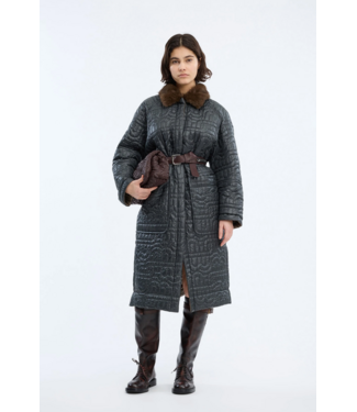 Munthe Verger Jacket Mix Charcoal