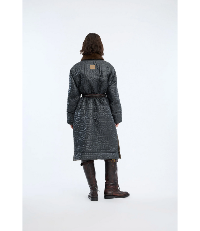Munthe Verger Jacket Mix Charcoal