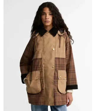 Barbour elsie casual jacket muted tartan/bark