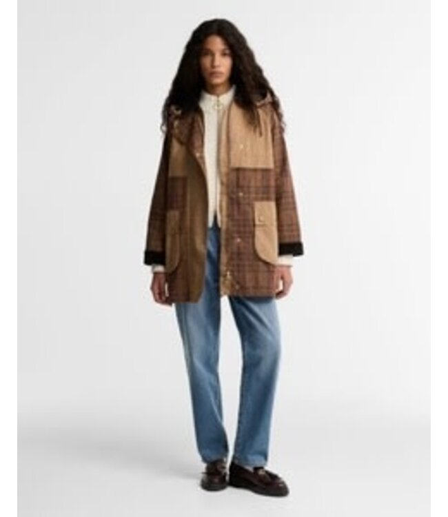 Barbour elsie casual jacket muted tartan/bark