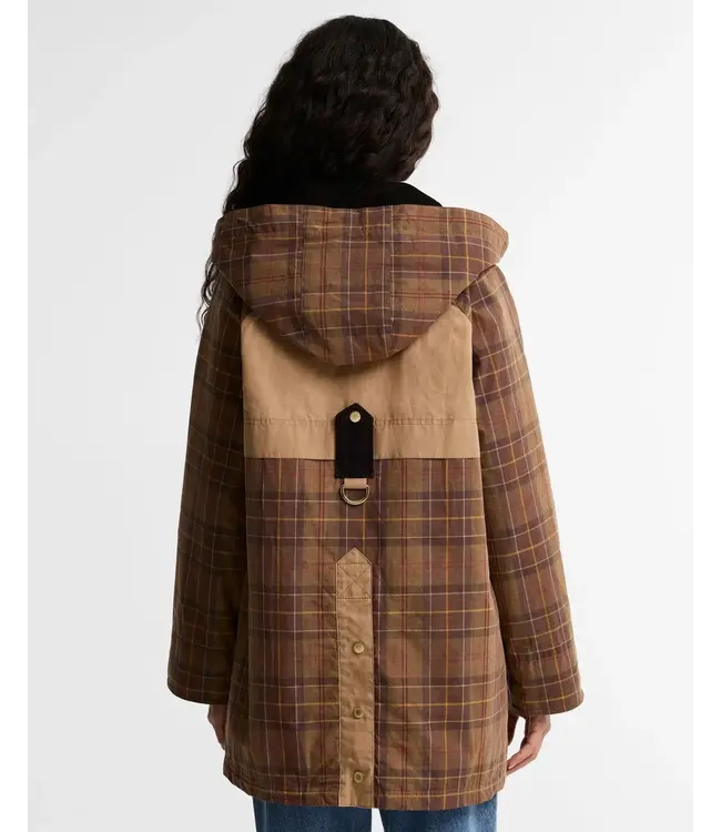 Barbour elsie casual jacket muted tartan/bark