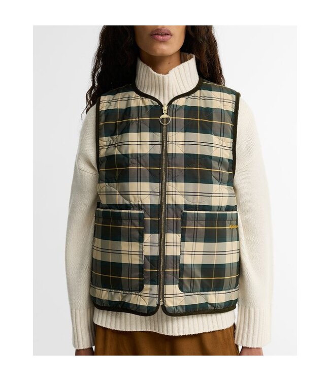 Barbour Nunwell Reversible Quilted Liner Olive