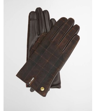 Barbour Scarlet Gloves Muted Tartan