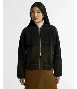 Barbour TN43 shawod tartan fleece jacket