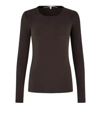 Second Female Matima O-Neck Tee Dark Brown