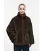 Studio AR Frankie faux mink choco