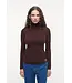 Studio AR Ava Viscose Blend Knit Cacao brown
