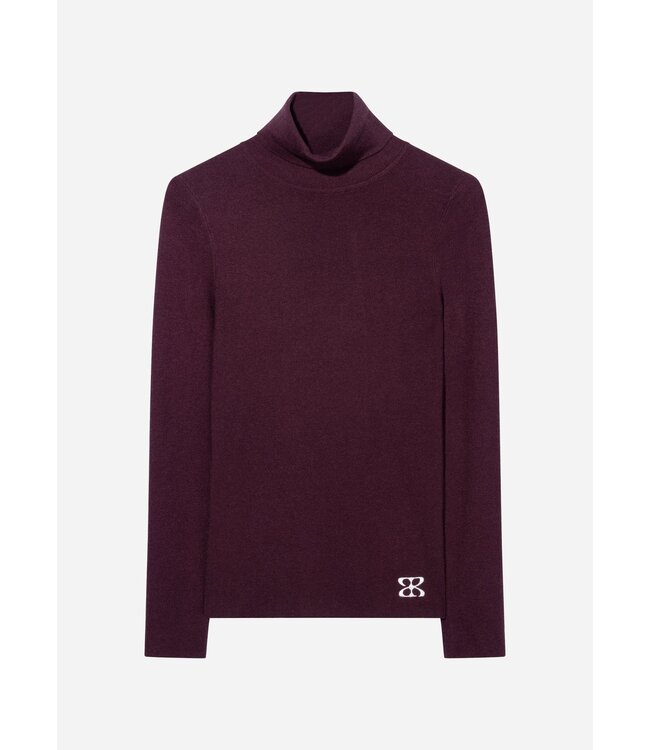 Studio AR Ava Viscose Blend Knit  Shiraz