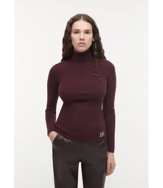 Studio AR Ava Viscose Blend Knit  Shiraz