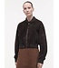 Studio AR Sloane jacket suede velvet brown