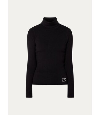 Studio AR Ava Viscose Blend Knit Black