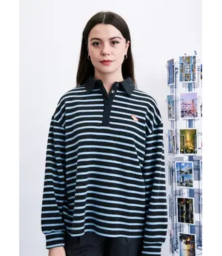 FRNCH Corinth Polo Grey/Blue