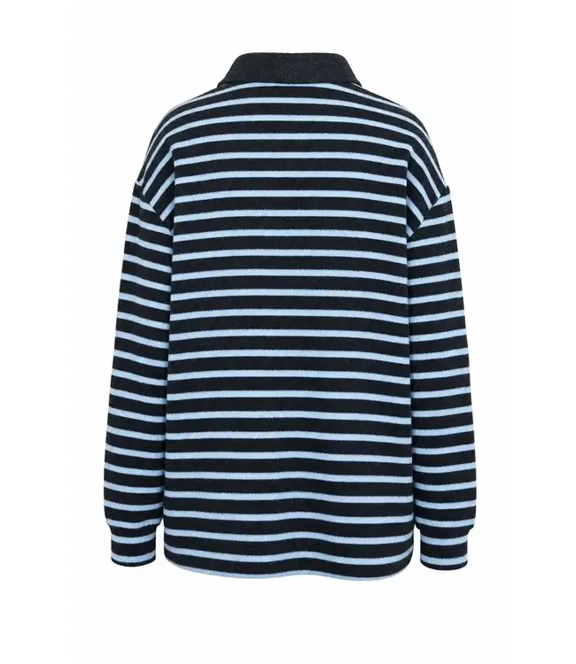 FRNCH Corinth Polo Grey/Blue