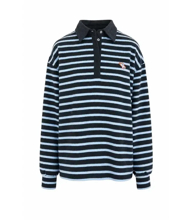 FRNCH Corinth Polo Grey/Blue
