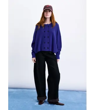 FRNCH Chichi Cardigan Blue Electrique