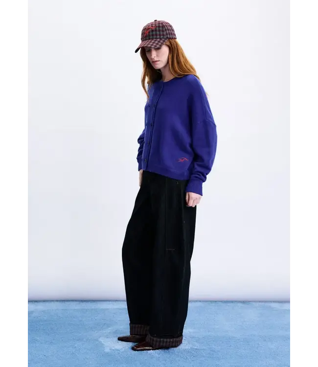 FRNCH Chichi Cardigan Blue Electrique