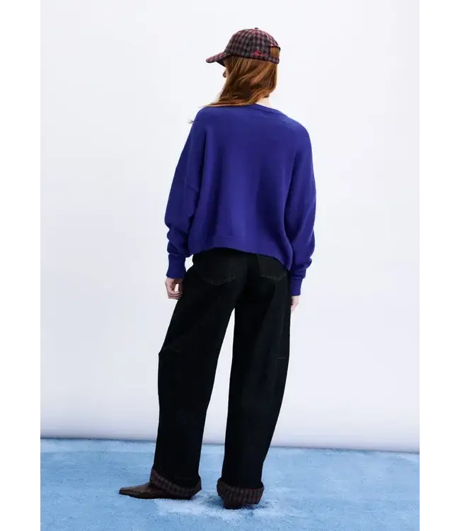 FRNCH Chichi Cardigan Blue Electrique