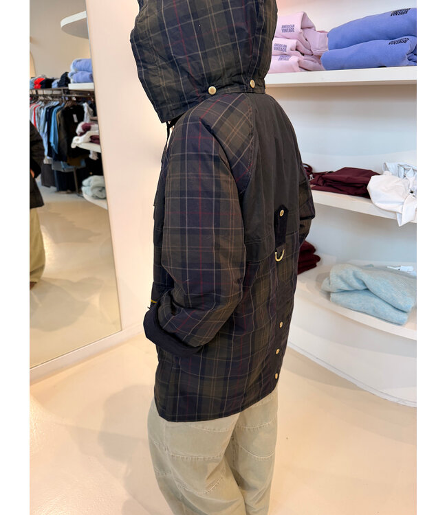 Barbour elsie casual jacket shadow classic/fern