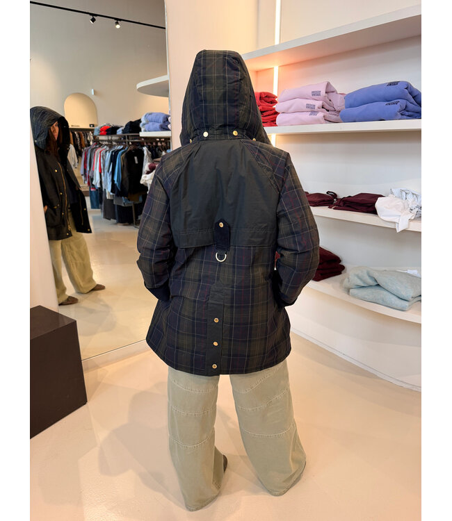 Barbour elsie casual jacket shadow classic/fern