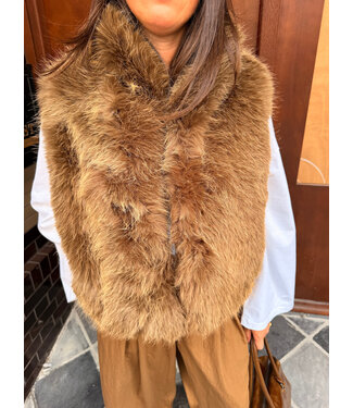 Alter Ego Gill faux fur gilet blonde