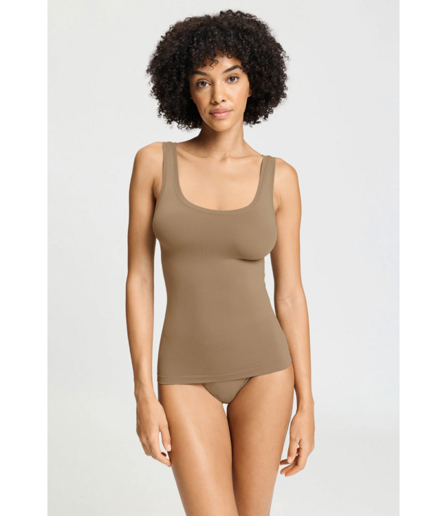 Hanro Touch Feeling Top Suede Camel